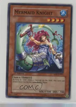 Mermaid Knight 1st Ed. YuGiOh Fury From the Deep Structure Deck #SD4-EN011 2005 - Image 1