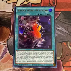 Yugioh Artmage Varnish -Alteration- DUAD-EN058 Ultra Rare 1st Edition NM - Image 1