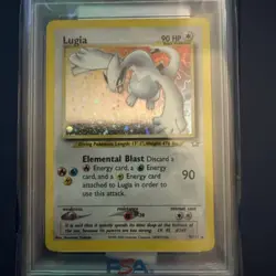 2000 Pokemon Neo Genesis # 9 Lugia Holo PSA 8 Card - Image 2
