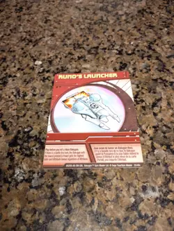 Bakugan Battle Brawlers Ability Card Runo's Launcher BA268-AB-SM-GBL 25/48c Sega - Image 1