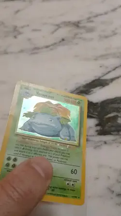 Pokemon TCG Venusaur Base Set Holo Unlimited Rare Card 15/102 LP Condition - Image 2