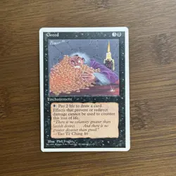 Greed NM 1995 4th Edition Regular Rare Magic the Gathering Card - Image 1