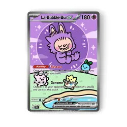 La-Bubble-Bu Serenity Fan Art Pokemon Card Custom Full Art Holo Limited Edition - Image 1