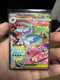 Mega Venusaur EX SIR 177/132 Mega Evolution English Pokemon TCG Near Mint Card - Image 1