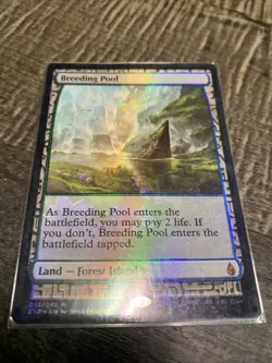 Zendikar Expeditions Breeding Pool Foil Card Near Mint Condition - Image 3