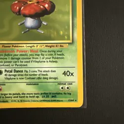 Pokemon TCG Jungle Vileplume Holo Unlimited Rare Card 15/64 NM Condition - Image 4