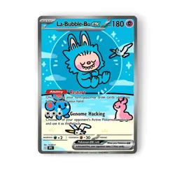 La-Bubble-Bu Hope Fan Art Pokemon Card Custom Full Art Holo Limited Edition - Image 1