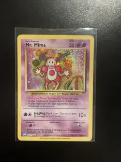 Pokemon 2023 Classic Collection Mr. Mime Holo Rare Card #013/034 - Image 1