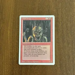Goblin King MP 1994 Revised Edition Regular Magic the Gathering Card - Image 1