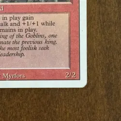 Goblin King MP 1994 Revised Edition Regular Magic the Gathering Card - Image 5