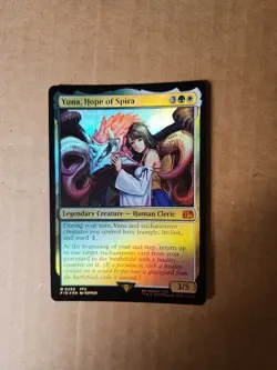 Yuna, Hope of Spira, Foil, Final Fantasy Magic: The Gathering Card NM Condition - Image 2