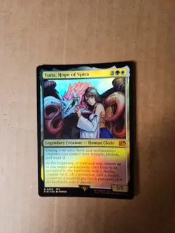 Yuna, Hope of Spira, Foil, Final Fantasy Magic: The Gathering Card NM Condition - Image 3