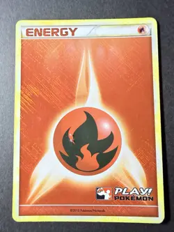 Fire Energy Holo 2010 Play! Pokemon Promo Pokemon Card - Image 1