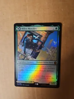 Prerelease FOIL MILES MORALES ULTIMATE SPIDER-MAN mtg Mythic PROMO - Image 3