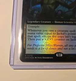MTG Jackal, Genius Geneticist 0272 Foil (Extended Art) R Marvel's Spider-Man NM - Image 2