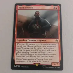 Ryan Sinclair - Doctor Who Commander MTG NM - Image 1