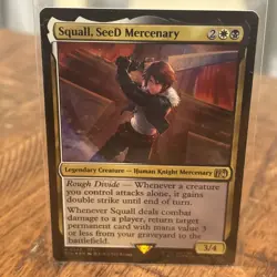 Squall, SeeD Mercenary Foil R FINAL FANTASY 243 NM MTG MINT - Image 2