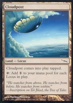 Cloudpost - Light Play MTG Mirrodin - Image 1