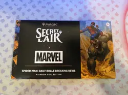 MTG Secret Lair x Marvel's Spider-Man: Daily Bugle Breaking News Rainbow Foil - Image 1