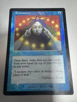 MTG - Brainstorm - Mercadian Masques - Foil - HP - Image 1