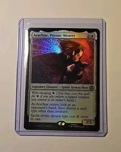 FOIL Arachne, Psionic Weaver MTG Marvel's Spider-Man 0002 - Image 1