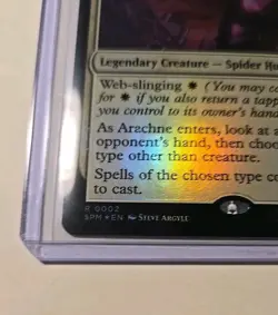 FOIL Arachne, Psionic Weaver MTG Marvel's Spider-Man 0002 - Image 2