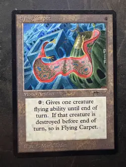 *** ARABIAN NIGHTS Flying Carpet *** NM-Mint - DUTY PAID - Vintage MtG Magic - Image 1