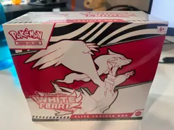 Pokemon Scarlet and Violet White Flare Elite Trainer Box NEW SEALED - Image 1