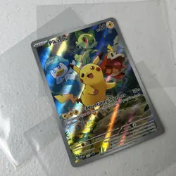 Pokemon Pikachu SVP 027 Paldea Evolved ETB Holo Black Star Promo NM - Image 2