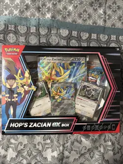 Pokemon TCG Hop's Zacian ex Boxes-Sealed New W/ Promos + 4 Booster Packs In Each - Image 1