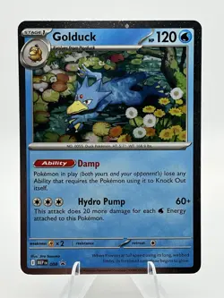 Pokemon TCG - Golduck - MEP 008 (Cosmo Holofoil) - Mega Evolution Promos - Image 1