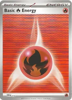Basic Fire Energy 018 SvE: Pokemon Scarlet & Violet Energies Holo - Image 1