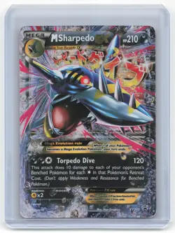 2017 Pokemon M Sharpedo EX XY Black Star Promos #XY200 Near Mint - Image 1