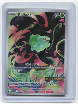 2025 Pokemon Bulbasaur Mega Evolution #133/132 (Stamped) (Sealed) - Image 1