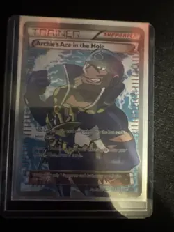POKEMON TCG ARCHIE’S ACE IN THE HOLE 157/160 XY PRIMAL CLASH FULL ART!! - Image 1