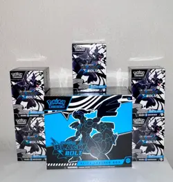 Pokemon TCG Scarlet & Violet Black Bolt Elite Trainer Box and 5x Booster Bundle - Image 1