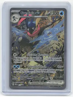 2024 Pokemon Greninja EX SVP Black Star Promos #132 Near Mint - Image 1