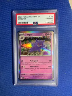 2023 POKEMON MEW EN-151 #094 GENGAR PSA 10 - Image 1