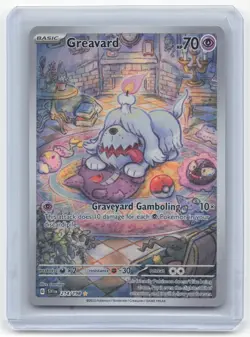2023 Pokemon Greavard Scarlet & Violet #214/198 Near Mint - Image 1