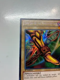 Yugioh Left Leg of the Forbidden One LCYW-EN303 Secret Rare 1st Ed VLP - Image 3