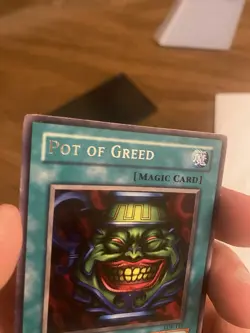 Pot of Greed LOB-119 The Legend of Blue Eyes White Dragon Unlimited MP Yugioh - Image 3