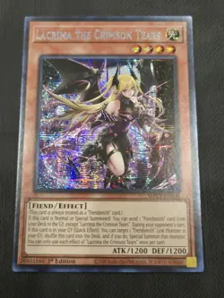 Lacrima the Crimson Tears - MP25-EN100 - Prismatic Secret Rare YuGiOh - Image 1