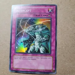 Yugioh 1996 Intercept TDGS-EN076 Unlimited Super Rare LP Holo Foil UNPLAYED - Image 1