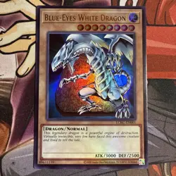 YUGIOH BLUE-EYES WHITE DRAGON LCKC-EN001 ULTRA NM - Image 1