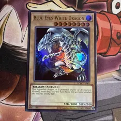 🔥 YUGIOH Blue Eyes White Dragon LCKC-EN001 ULTRA RARE ALTERNATE WORLD ART NM - Image 1