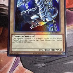🔥 YUGIOH Blue Eyes White Dragon LCKC-EN001 ULTRA RARE ALTERNATE WORLD ART NM - Image 3