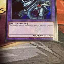 🔥 Yugioh Blue-Eyes Ultimate Dragon LCKC-EN057 SECRET RARE NEAR MINT KAIBA - Image 3