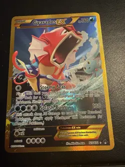 Gyarados EX 123/122 XY BREAKpoint 2016 Secret Holo Rare SHINY Pokemon Card TCG - Image 3