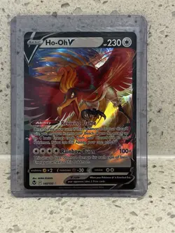 NM/MT Ho-Oh V Pokemon Card | Ultra Rare Holo | 2022 SW&SH Silver Tempest 140/195 - Image 1