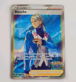 Blanche SWSH227 - Black Star Promo - Full Art Holo Trainer Card Pokemon Go LP - Image 1